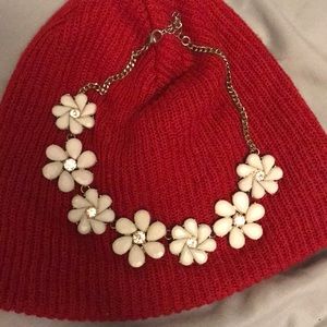 Aqua flowered necklace